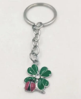 Klíčenka beruška a čtyřlístek