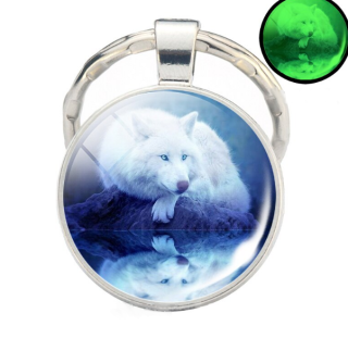 Klíčenka vlk - svítí ve tmě (34)