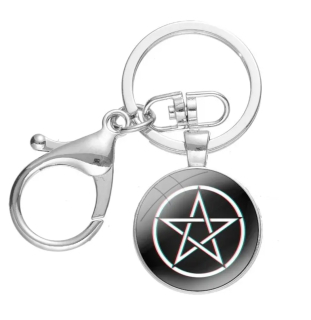 Klíčenka Supernatural (Lovci duchů) - pentagram (58) 