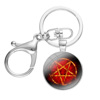 Klíčenka Supernatural (Lovci duchů) - pentagram (67) 