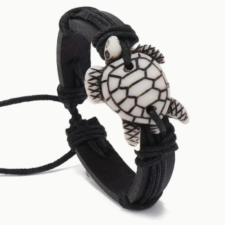 Náramek želva - bílá