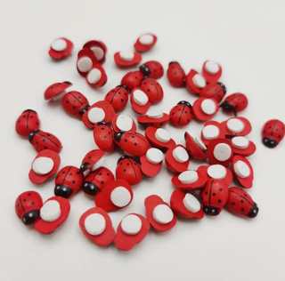 Samolepka beruška - 100 ks 