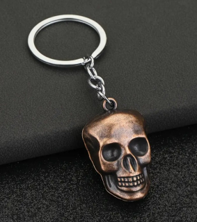 Klíčenka lebka (měděná)