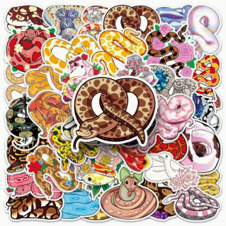 Set 50 samolepek had