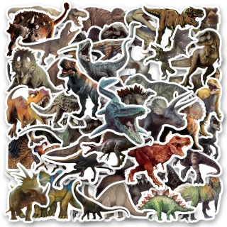 Samolepky dinosauři - 53 ks