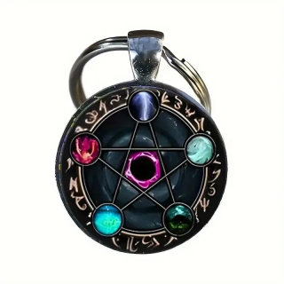 Klíčenka Supernatural (Lovci duchů) - pentagram (73) 