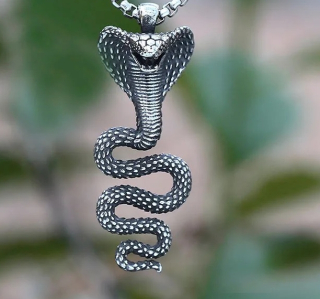 Řetízek had (ocelový) - kobra 2