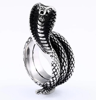 Prsten had kobra - ocelový (4)