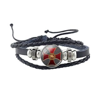 Náramek kříž templářů 17