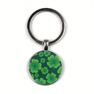 Klíčenka čtyřlístek (zelená) 28 - st