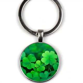 Klíčenka čtyřlístek (zelená) 29 - st