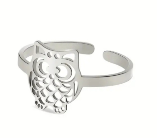 Prsten sova - ocelový (2)