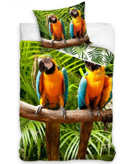 Povlečení papoušek Ara