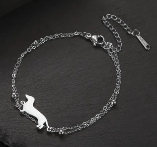 Náramek jezevčík (ocel) 2