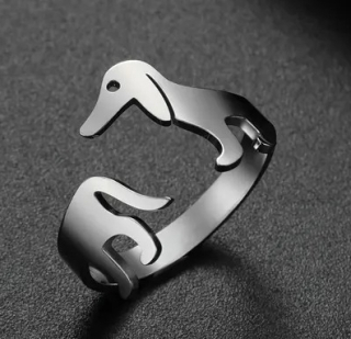 Prsten jezevčík (ocel)