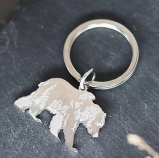 Klíčenka medvěd (ocel)