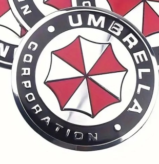 Samolepka (na auto, notebook) Resident Evil - Umbrella Corporation - 3D (20)