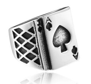 Prsten karta - Eso (ocel)