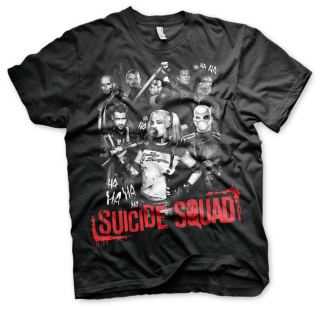 Pánské tričko Suicide Squad (Sebevražedný oddíl) - postavy (5)