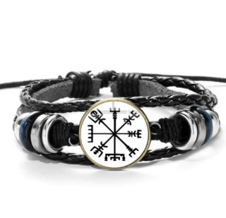 Náramek viking - kompas - vegvisir (8)