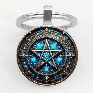 Klíčenka Supernatural (Lovci duchů) - pentagram (74) 