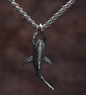 Řetízek žralok (ocel) 2