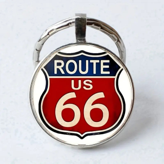 Klíčenka Route 66 (B)