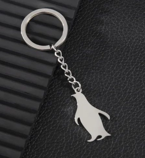 Klíčenka tučňák (ocelová)