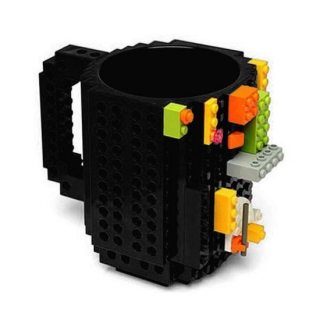 Hrnek LEGO - stavebnice (černá)