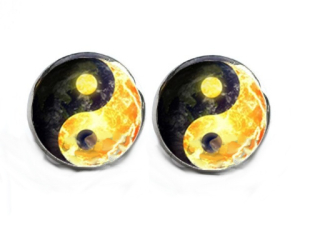 Náušnice Yin yang (20)