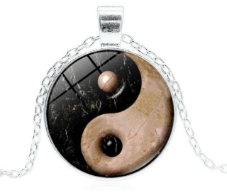 Řetízek Yin yang (25) st