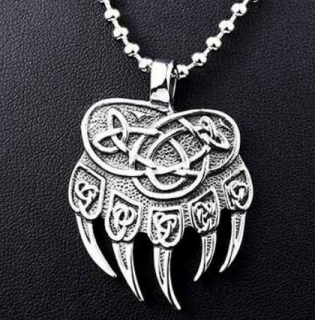 Řetízek medvědí tlapa (ocelový) 2