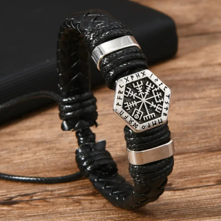Náramek viking - kompas - vegvisir (12)