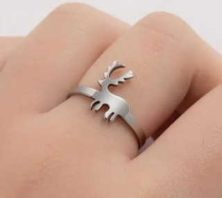 Prsten jelen (ocel) 4