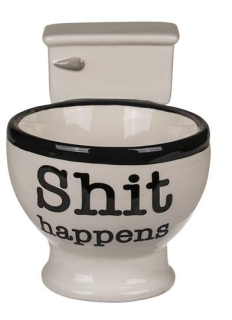 Hrnek toaleta - záchod - Shit Happens