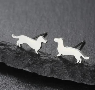 Náušnice jezevčík (6) - ocel