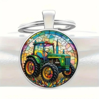 Klíčenka traktor