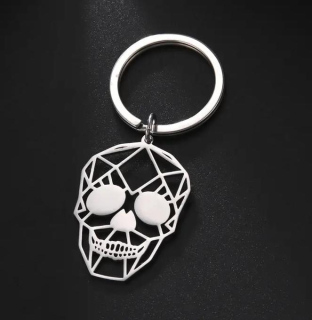 Klíčenka lebka (ocelová)