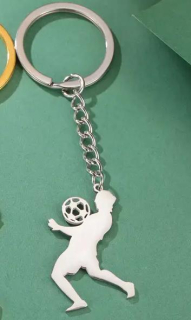 Klíčenka fotbalista - ocelová (2)