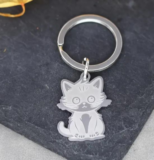 Klíčenka kočka (ocelová) 15