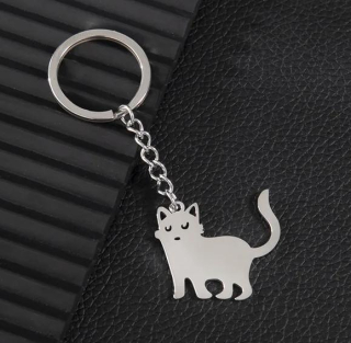 Klíčenka kočka (ocelová) 16