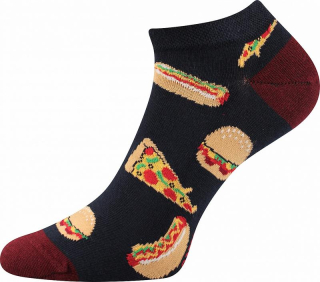 Ponožky hamburger a pizza