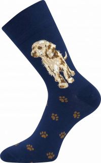 Ponožky pes - bambusové - dámské