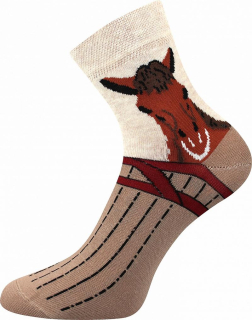 Ponožky kůň - dámské (2)