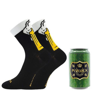Ponožky pivo v plechovce - pánské (2)