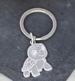 Klíčenka želva (ocelová) 4