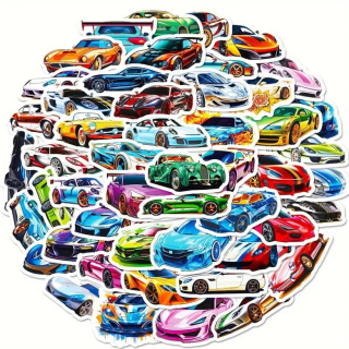 Set 50 samolepek auta (5)