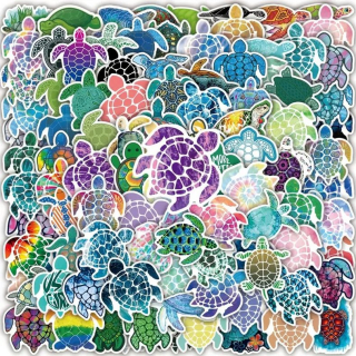 Samolepky želva - 102 ks