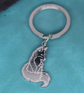 Klíčenka liška (ocelová)