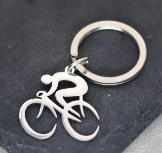 Klíčenka cyklista (ocelová)